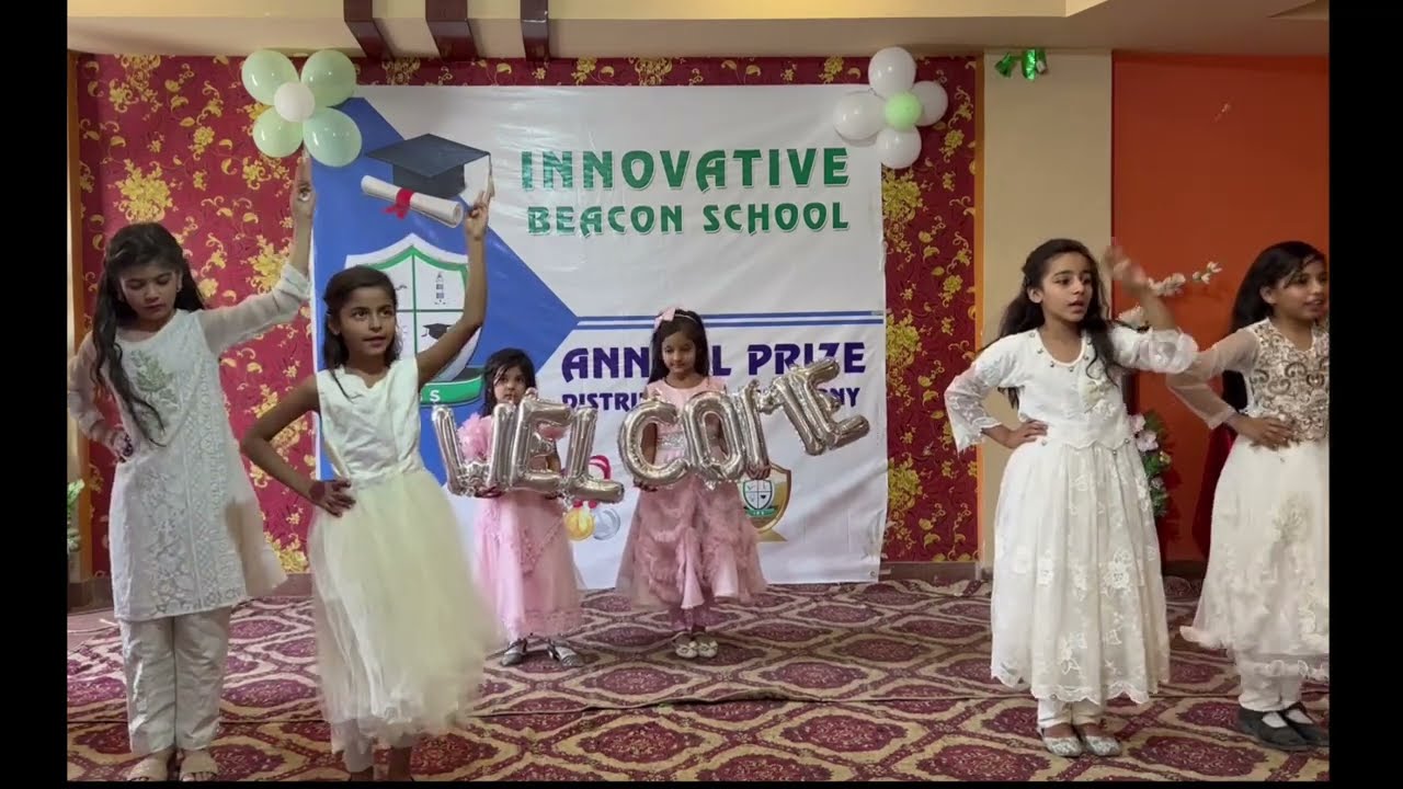 Little Girls Welcome Song for school function | Innovative Beacon School annual function 2022