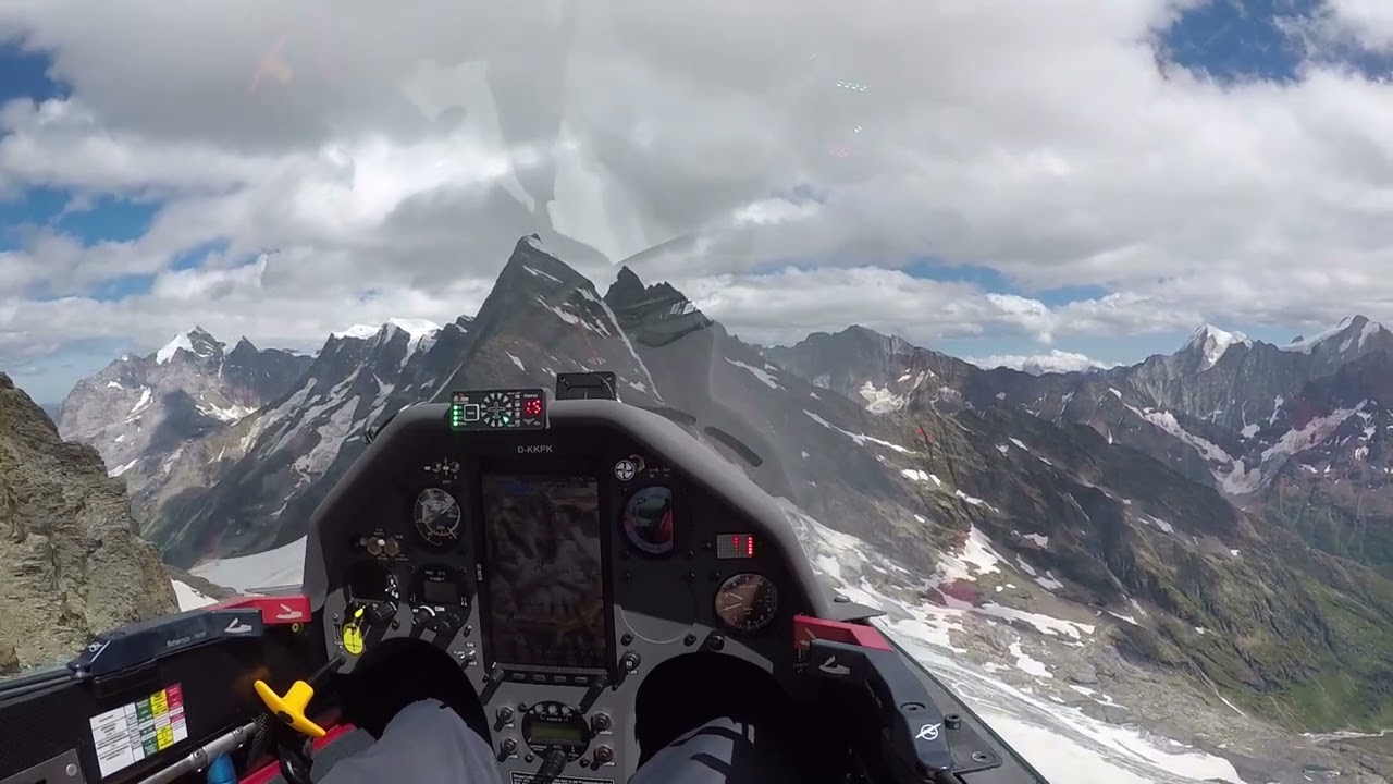 Gliding Uncut: Flying above the largest glacier of the alps