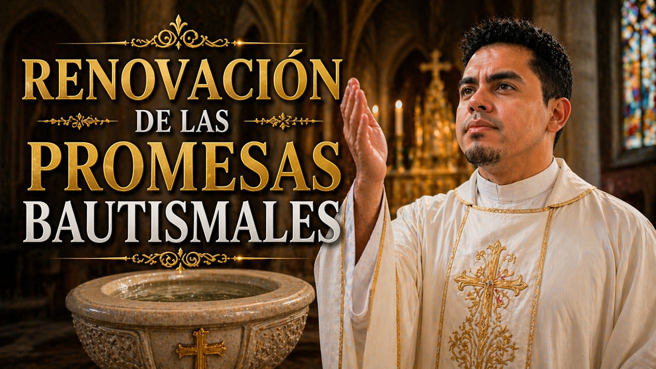 Coronilla para RENOVAR las PROMESAS BAUTISMALES 2026.