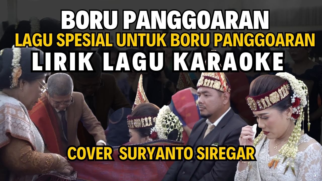 COVER BORU PANGGOARAN LAGU BATAK TERBARU | LAGU SPESIAL UNTUK BORU PANGGOARAN CIPT SURYANTO SIREGAR