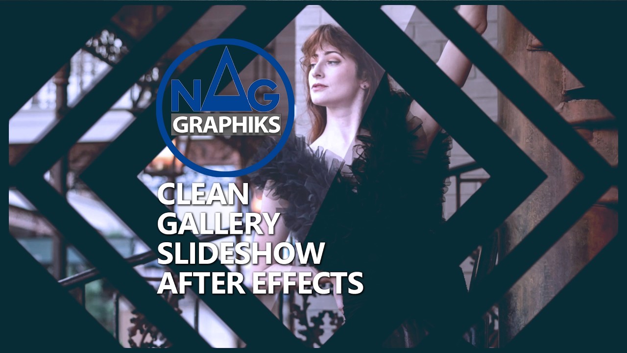 Clean Gallery Slide Nag graphiks Tuto No plugin After effects Project 115