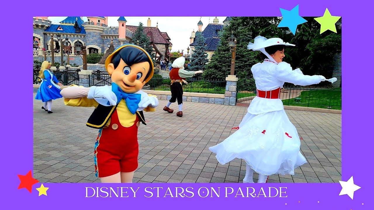 Disneyland Paris, Disney Stars on Parade, Follow the parade! 18th April 2023