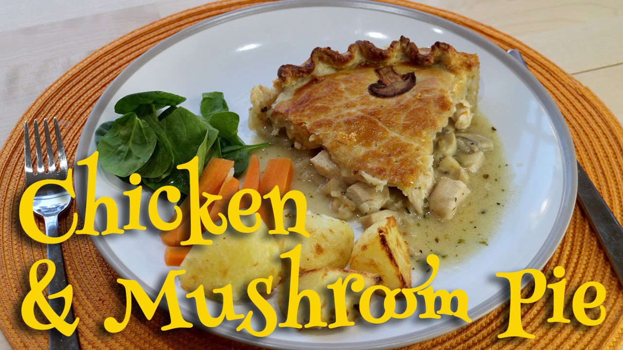 Chicken and Mushroom Pie @Chicken Recipes @Pie Recipes