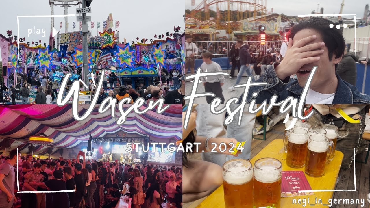 Stuttgart Wasen Vlog- Volkfest 2024 | Negi in Germany | Beer Festival