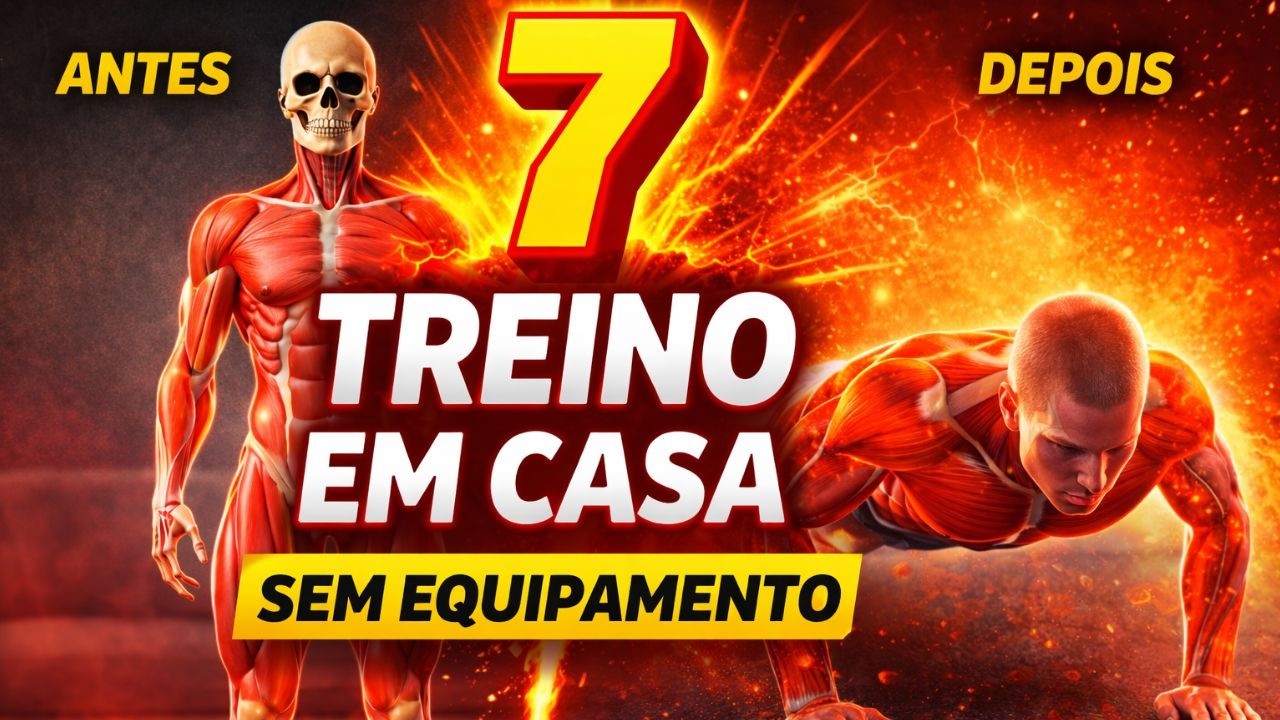 Treino em Casa: 7 Exercícios Sem Equipamento