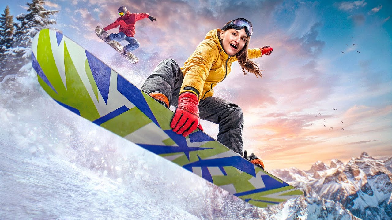 24H pour apprendre des TRICKS en SNOWBOARD ! (1% de chance de réussite)