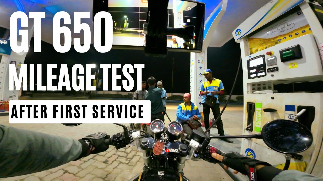 Royal Enfield Continental GT 650 Mileage Test In City After First Service 🤯
