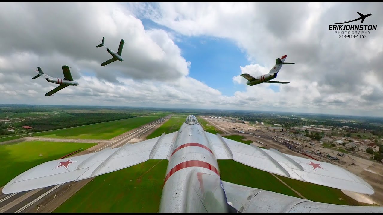 Four MiG 17's Defenders of Liberty Barksdale Airshow 2025