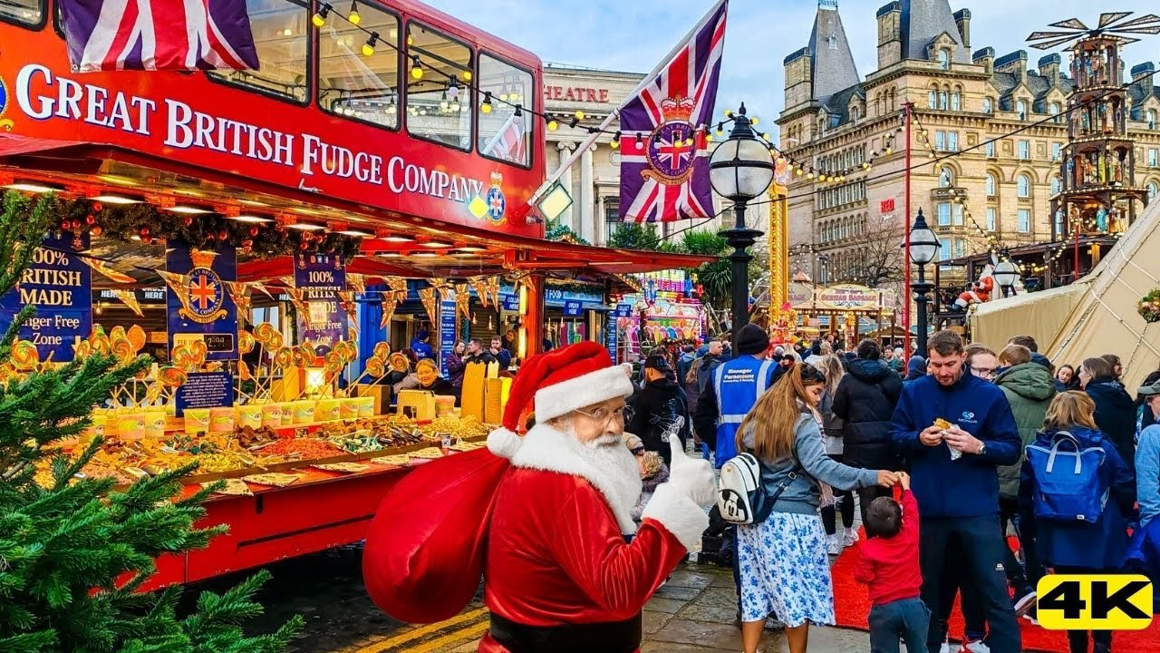 LIVERPOOL CHRISTMAS MARKET 2023 FULL TOUR England UNITED KINDOM