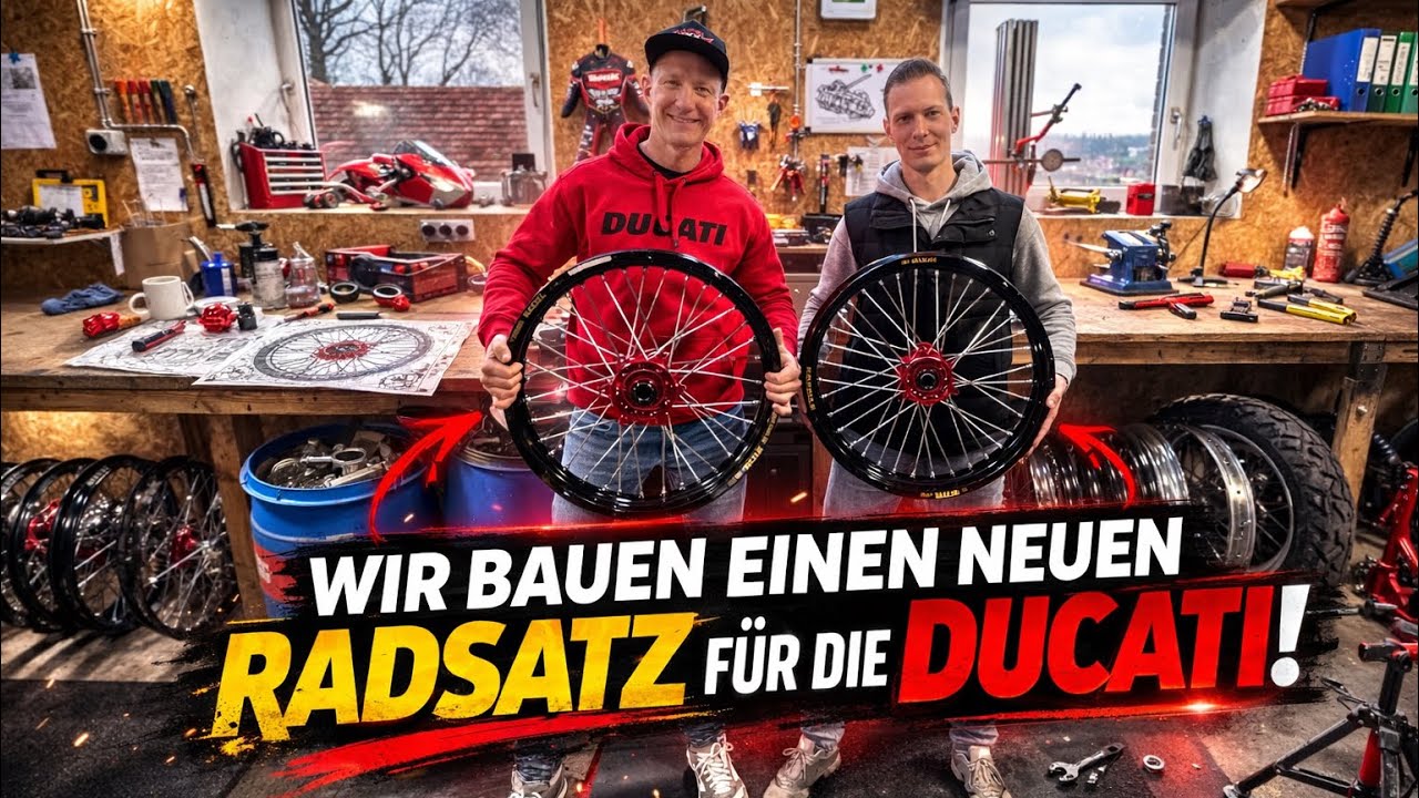 Neue Räder für die Ducati Desmo 450MX