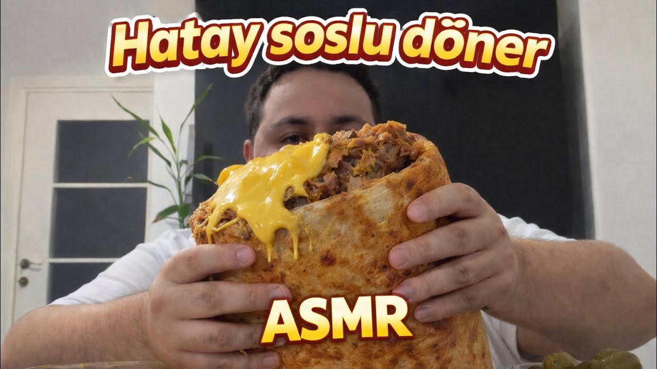 ASMR HATAY SOSLU D&Ouml;NER ASMR MUKBANG|T&Uuml;RK&Ccedil;E ASMR #asmrsounds 