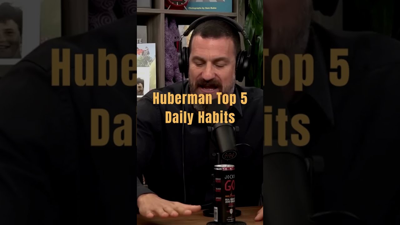 Dr.Huberman shares his 5 NONNEGOTIABLES to do everyday