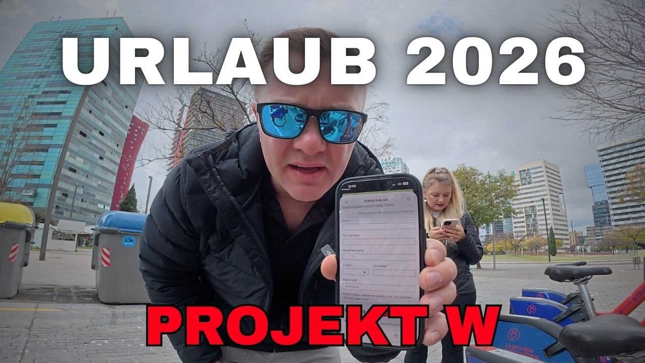 Barcelona im Winter - Wir müssen Wäsche waschen und Fahrrad fahren - Unterwegs mit Adi vlog 2026