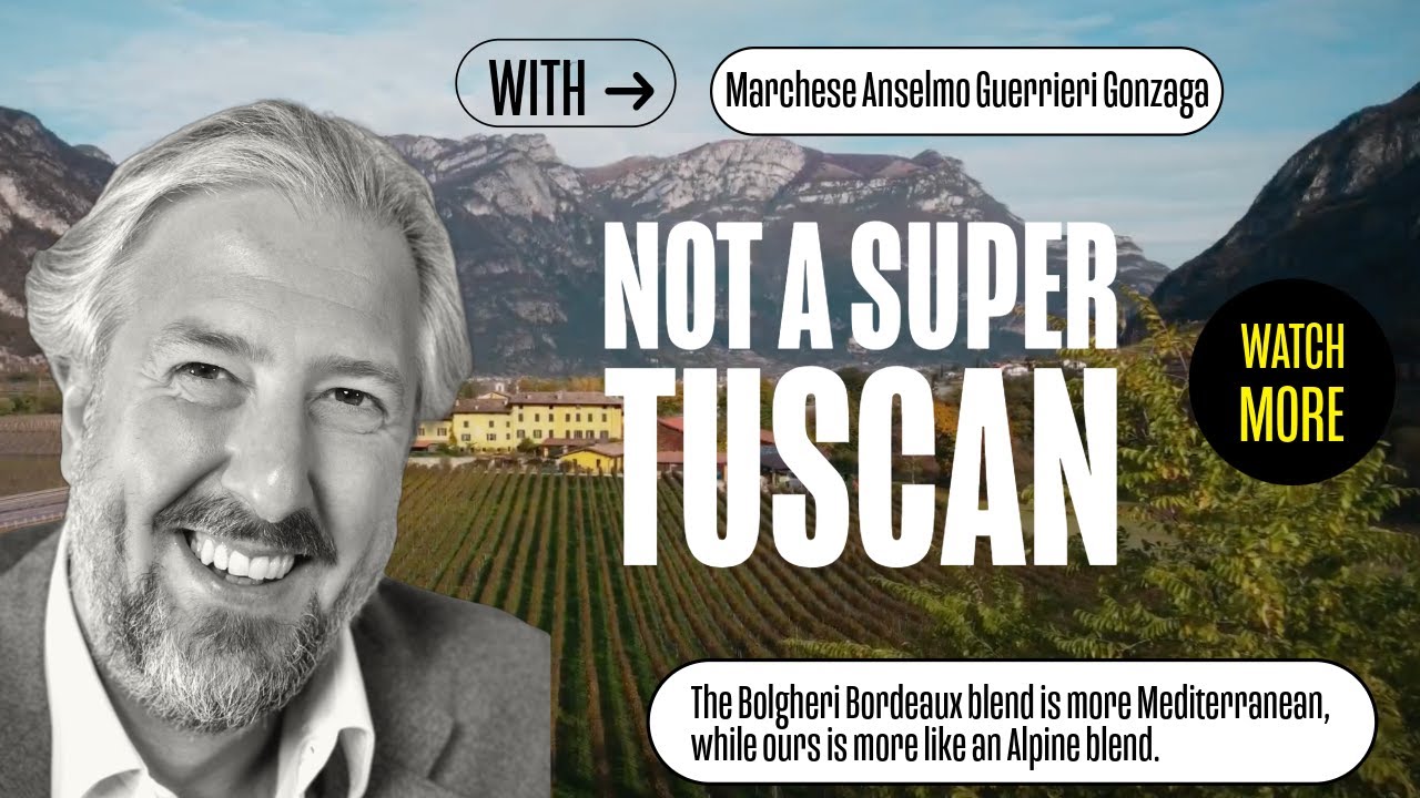 Marchese Anselmo Guerrieri Gonzaga of Tenuta San Leonardo Winery in Trentino, Italy