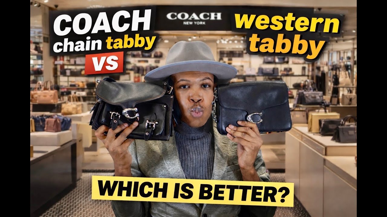 I Compared the Coach Chain Tabby vs Western Tabby… One Is NOT Worth It!!