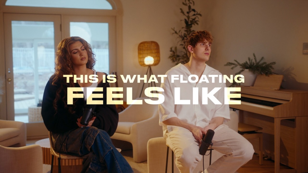 JVKE x Tori Kelly - this is what floating feels like (living room lyric video)