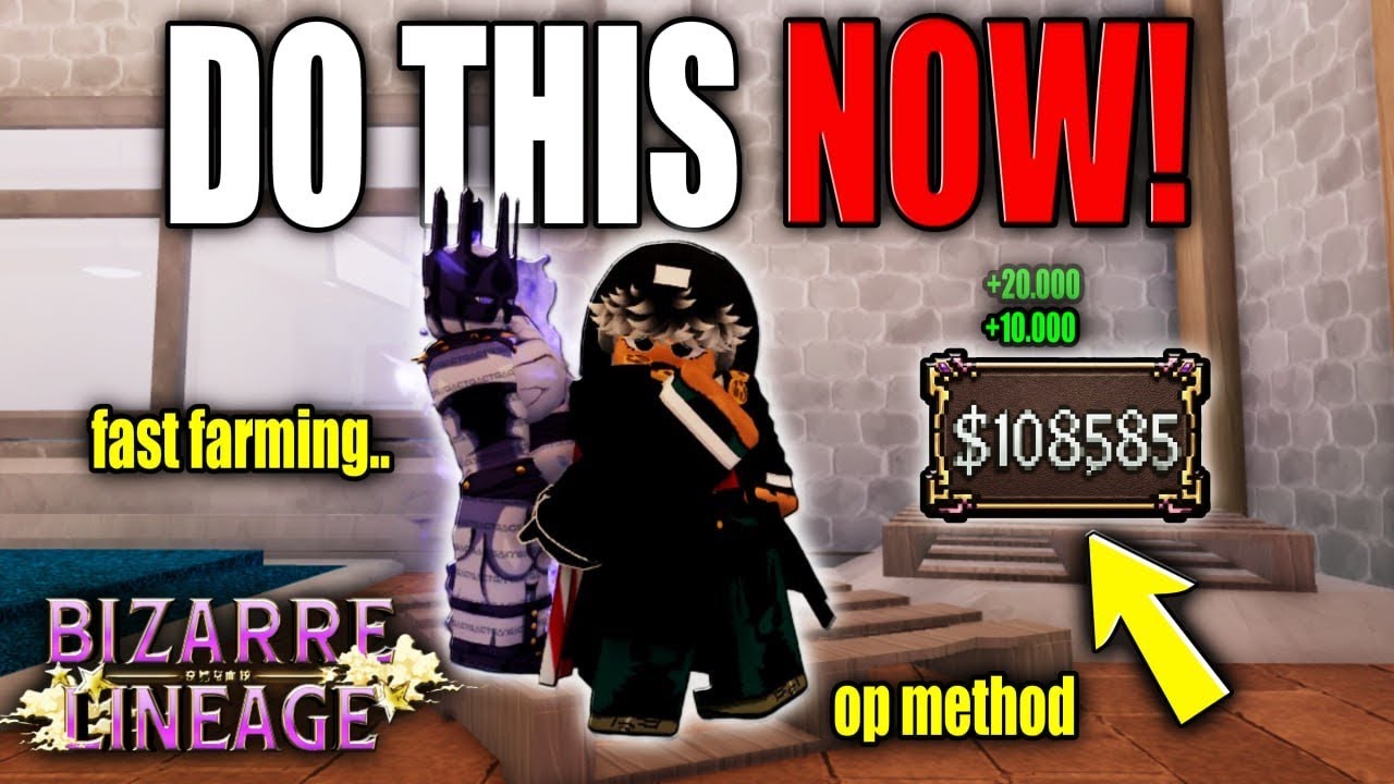 НОВЫЙ НЕВЕРОЯТНЫЙ способ заработка денег в Bizarre Lineage! (Roblox)