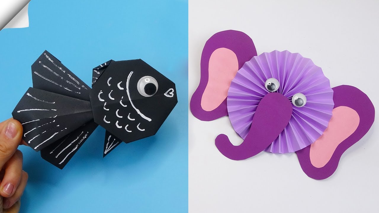 12 DIY paper toys | Moving paper craft