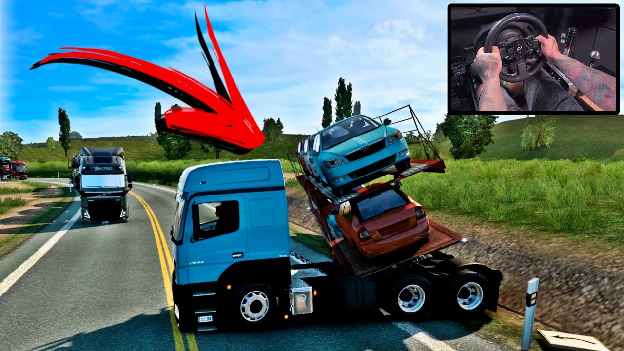 DEU RUIM COM A CEGONHA KKK - EURO TRUCK SIMULATOR 2 ONLINE