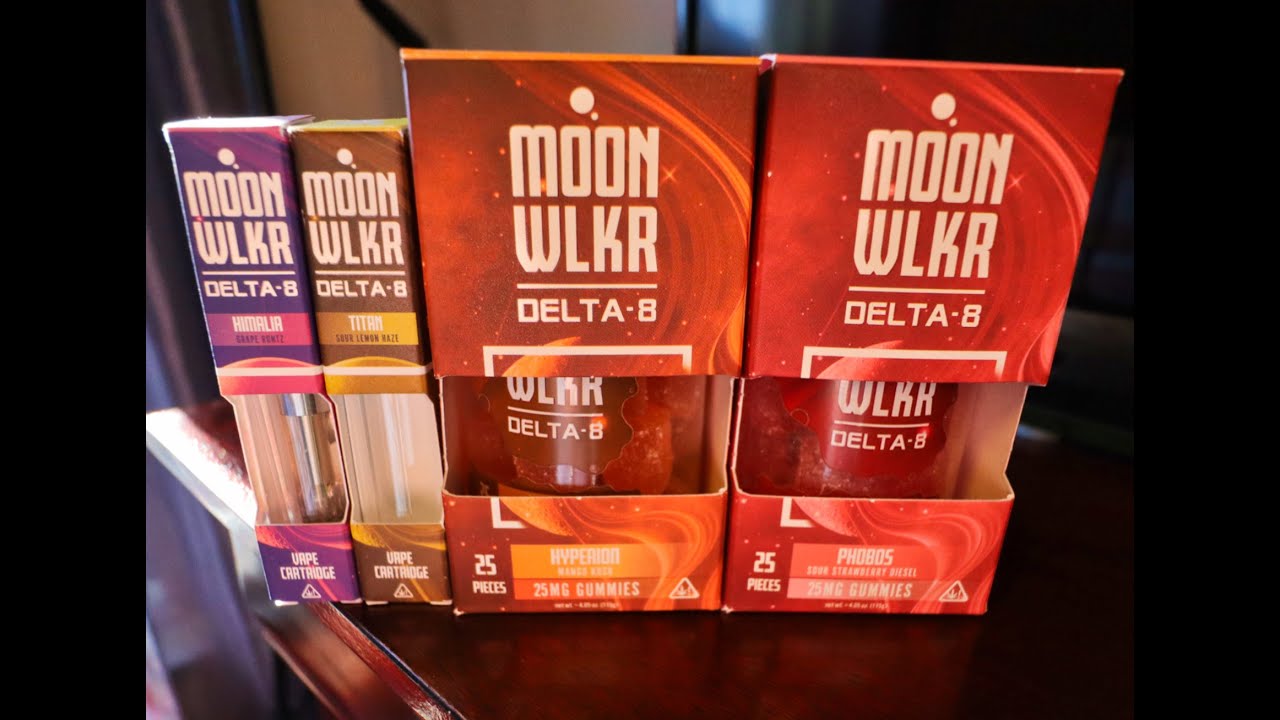 * MOONWLKR  DELTA 8 *  GUMMIES & VAPE      #Moonwlkrdelta8
