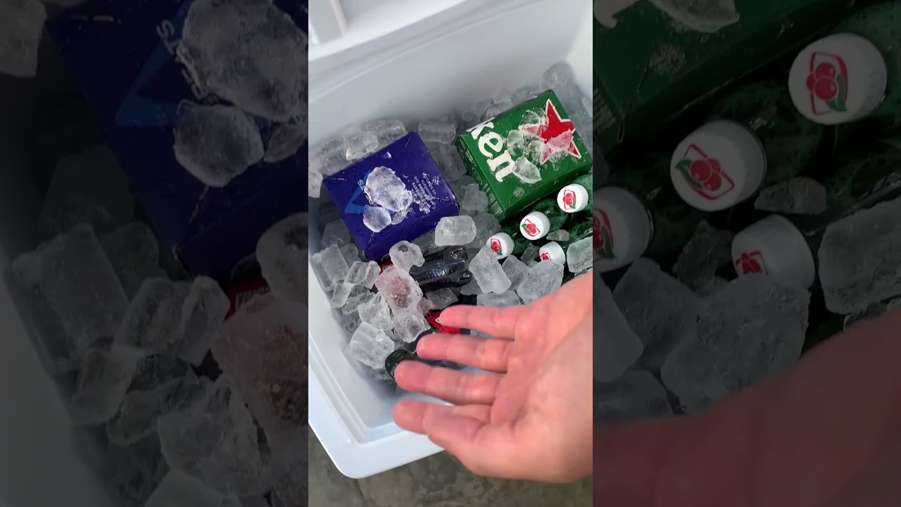 a maneira CERTA de organizar um COOLER 🧊🍹✨ | #Shorts