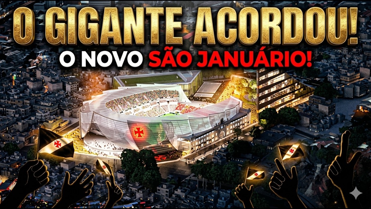 O NOVO ESTÁDIO DO VASCO EM SÃO JANUÁRIO PARA 2026!