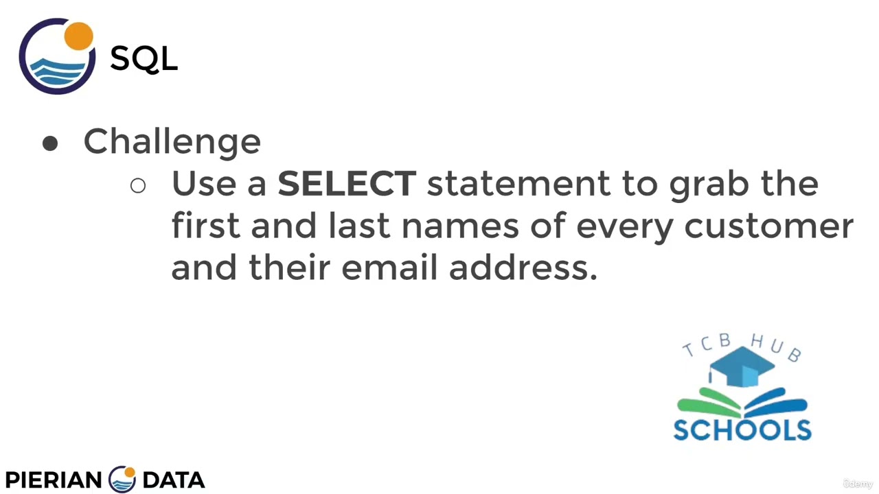 PostgreSQL SELECT Challenge