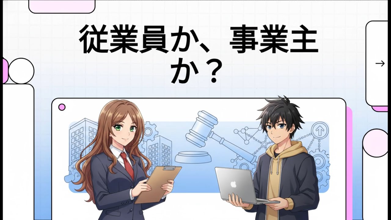 労働1. 個別的労働関係における労働者－横浜南労基署長（旭紙業）事件
