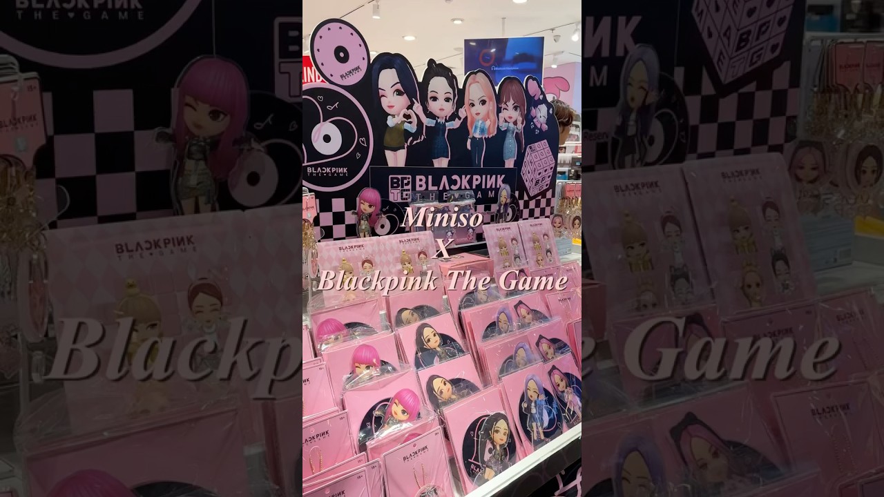 Miniso X Blackpink the game collection #blackpink #miniso
