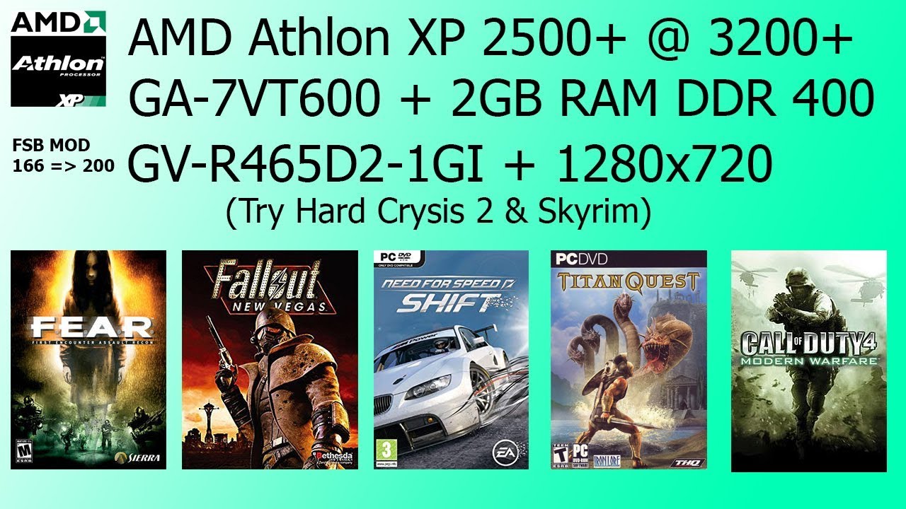 AMD Athlon XP 2500+ @ 3200+ Разгон и тест
