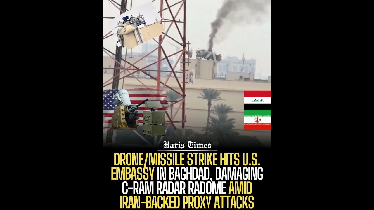 Drone/Missile Strike Damages US Embassy C-RAM in Baghdad