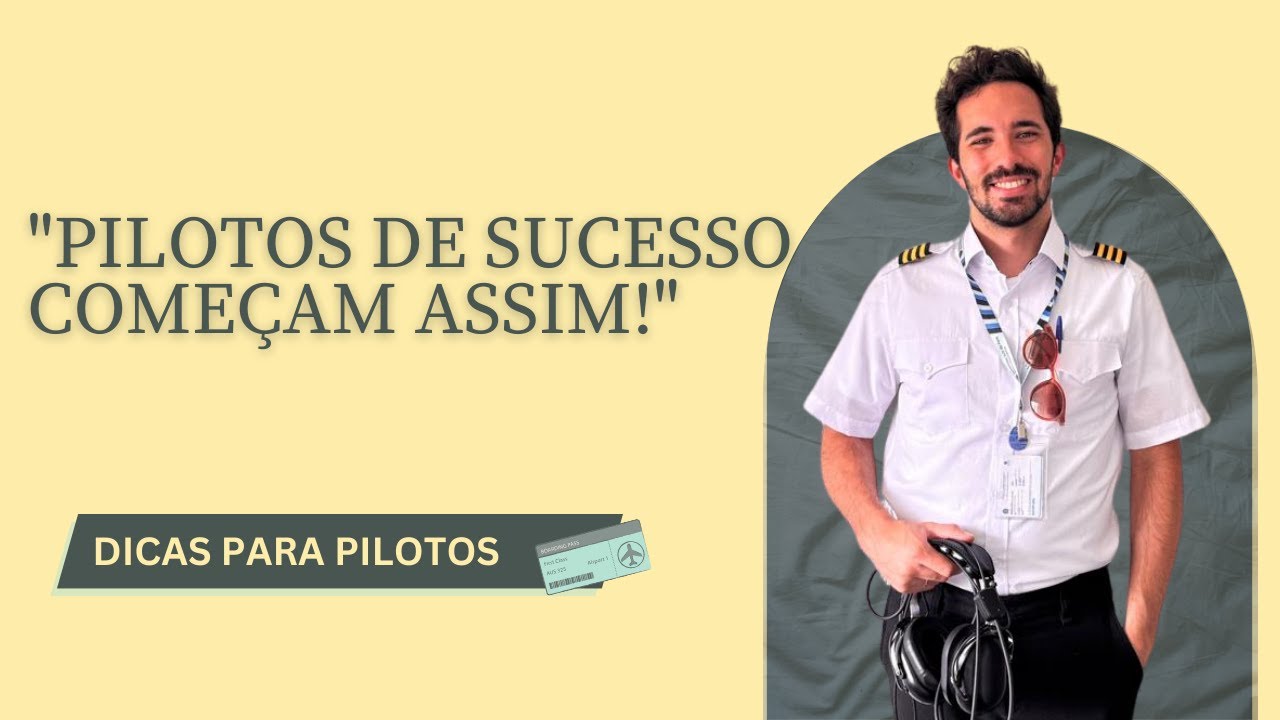 Postura de Piloto: O Segredo do Sucesso Desde o Aeroclube Até a Aviação Profissional
