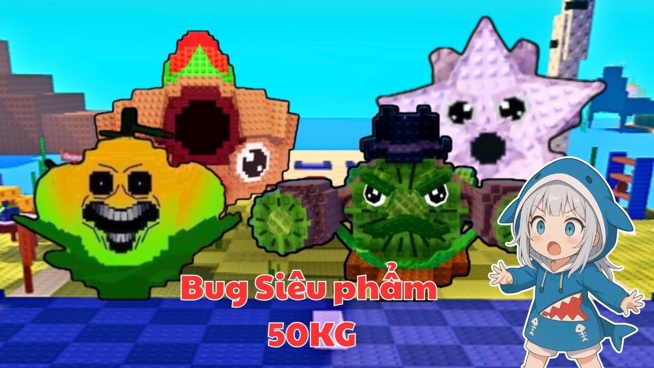 KIM DÙNG TẤT CẢ HẠT GIỐNG XỊN XÒ BUG SIÊU PHẨM HUGE TRONG PLANTS VS BRAINROT ROBLOX