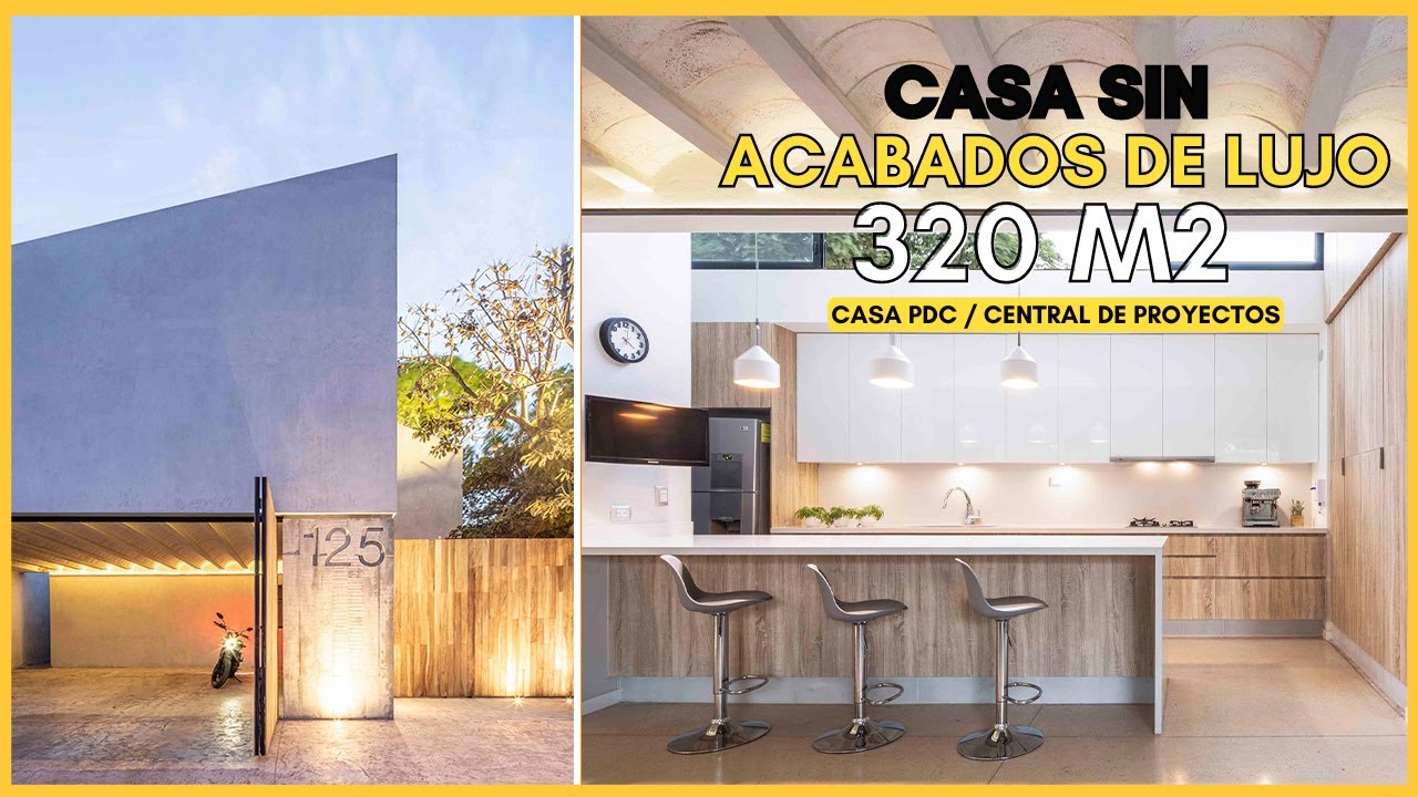CASA de CONCRETO APARENTE y ventilaci&oacute;n natural