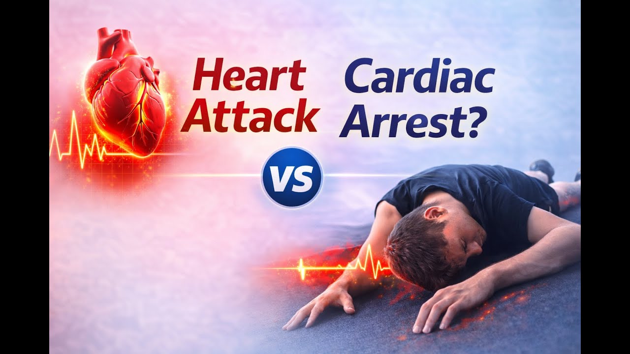 Heart Attack or Cardiac Arrest? Know the Real Difference | Life Saving Knowledge