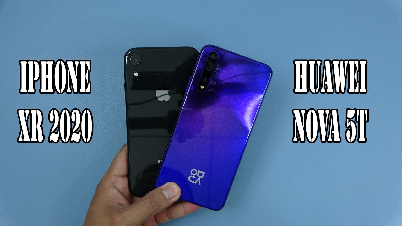 iPhone XR 2020 vs Huawei nova 5T | Apple A12 Bionic vs Kirin 980