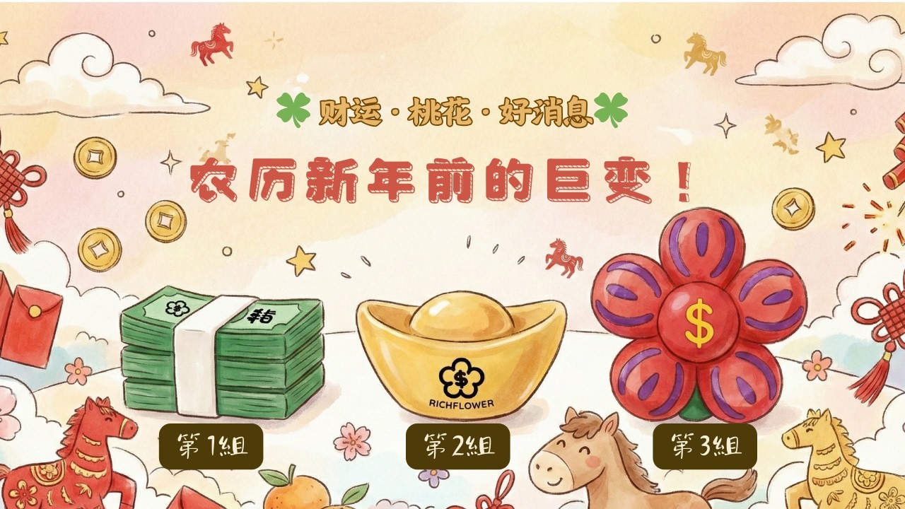 【Angela塔罗】✨农历年前，宇宙要给你什么突如其来的礼物？🧧 财运/桃花/转折点｜Pick A Card大众占卜