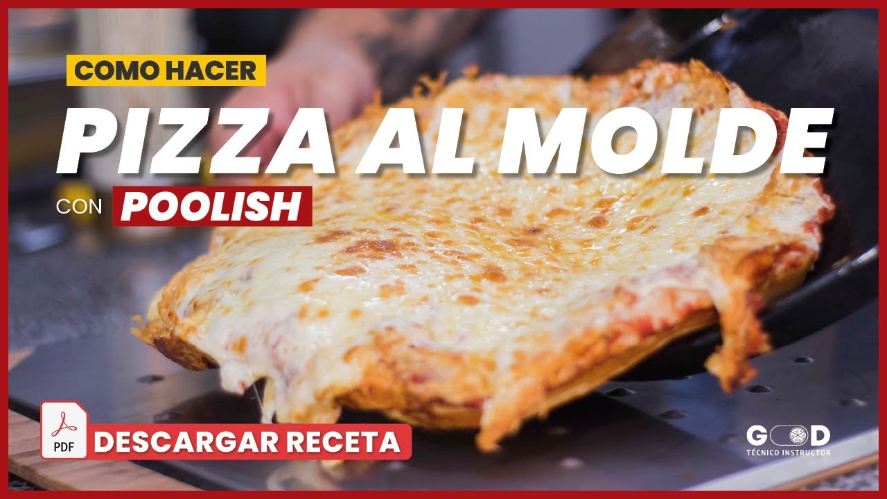 PIZZA al MOLDE Esponjosa (Pizza Porteña) – RECETA con POOLISH