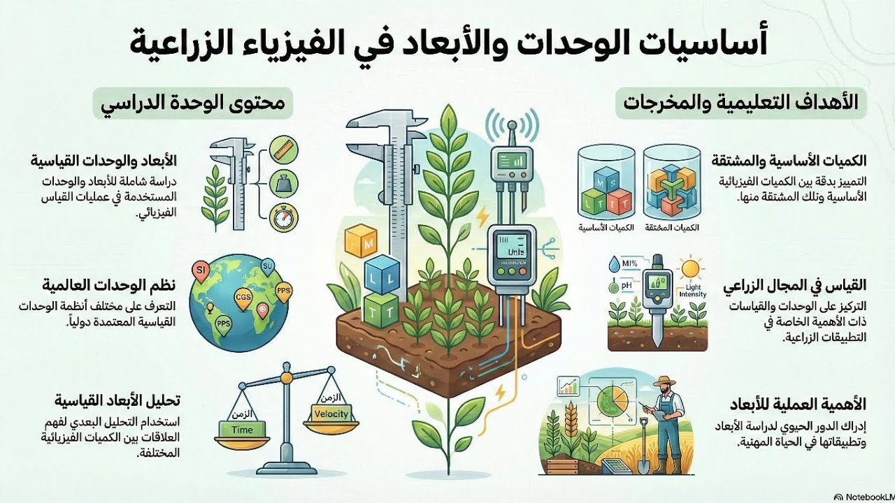 اساسيات الوحدات و الابعاد في الفيزياء