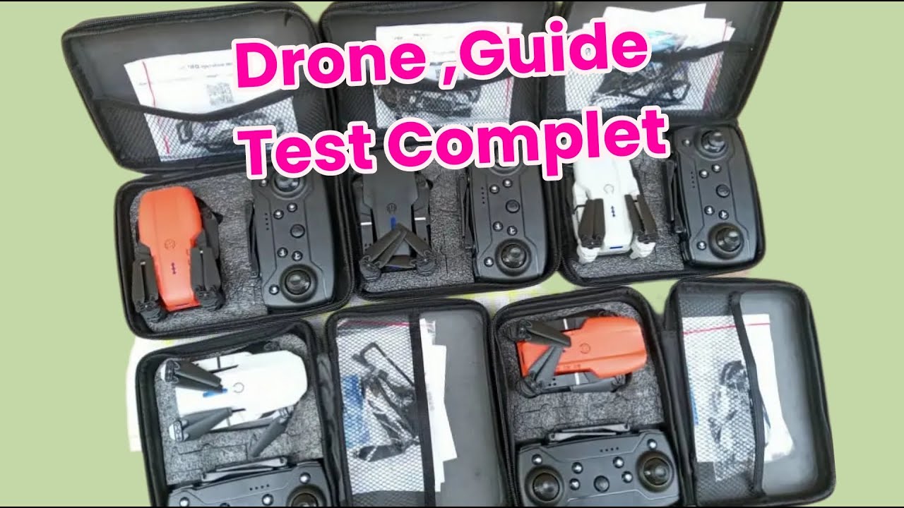 Comment Piloter le Drone E88 , Deballage , Présentation,  Test Complet. #1