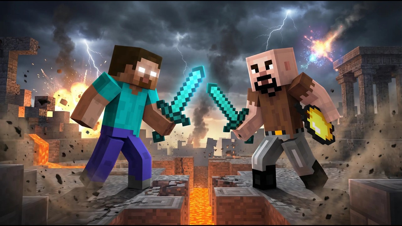 Herobrine vs Notch?! This Was Insane