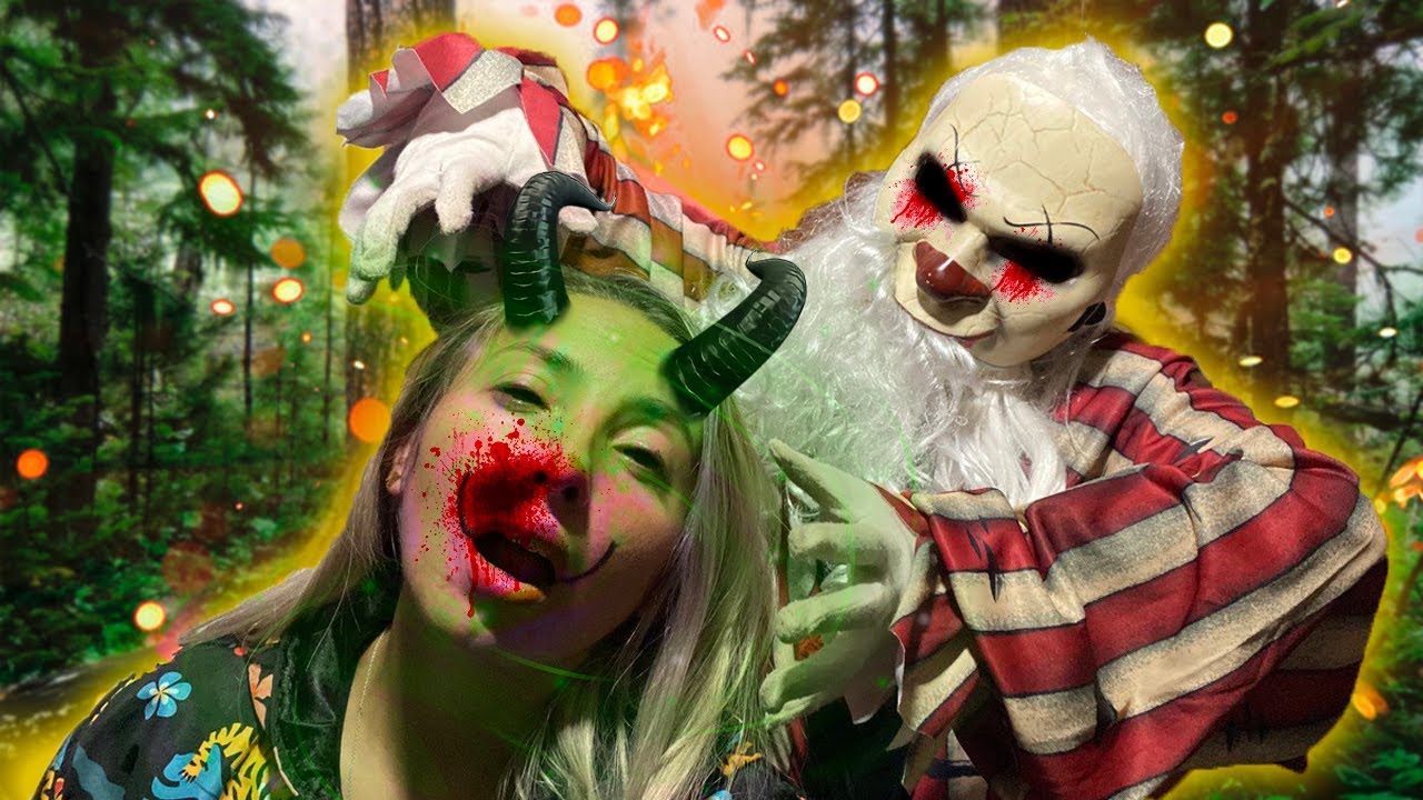ESTA ES LA DIMENSIÓN SECRETA DE EL PAYASO PAPÁ NOEL ASESINO * atrapa a mi novia