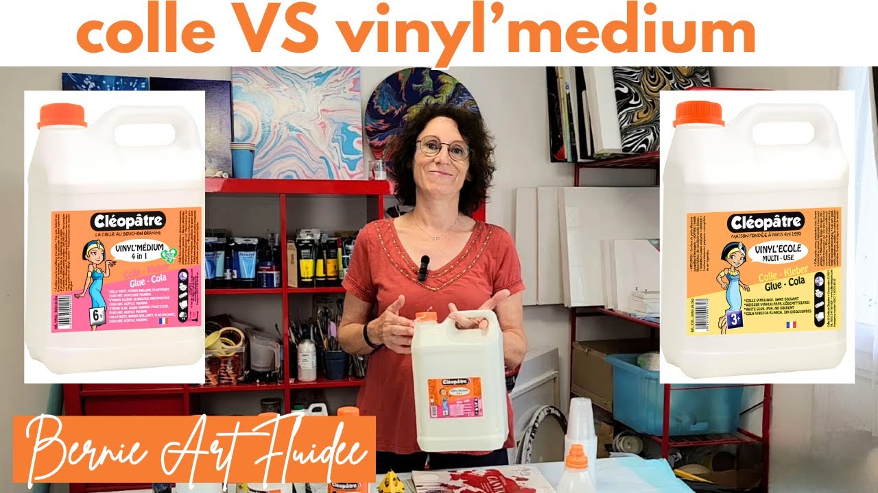 Colle vinylique blanche VS Vinyl'medium 4 en 1 #acryliquepouring