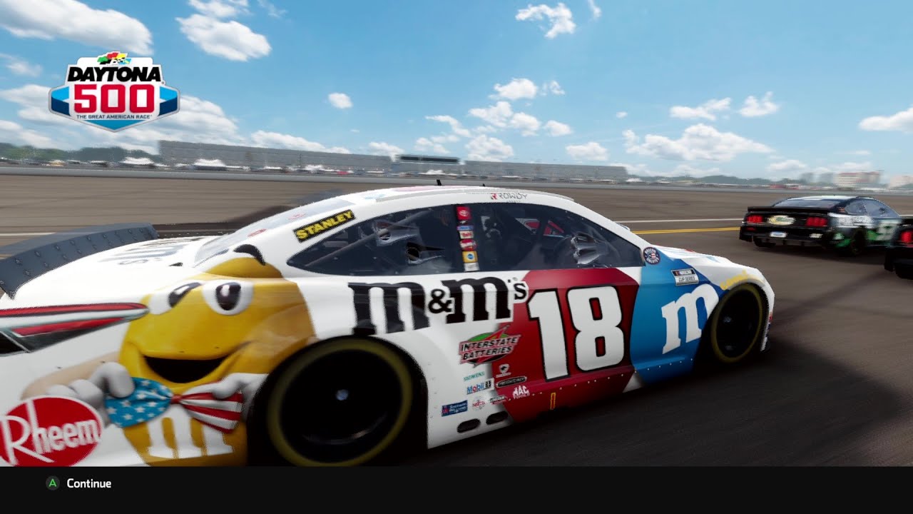 Daytona International Speedway Cup Series Kyle Busch white wrap