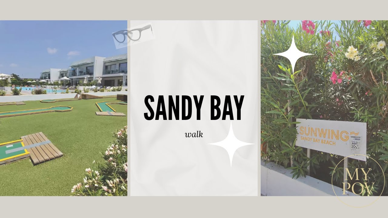 POV: Sandy Bay Beach & Ocean View Route Back to Sunwing Resort Sandy Bay