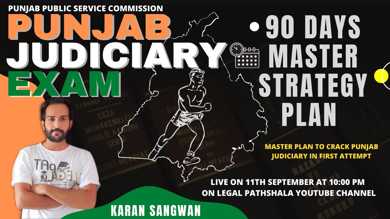 How to crack Punjab Judiciary Exam 2022 in First Attempt | Karan Sangwan | Legal Pathshala