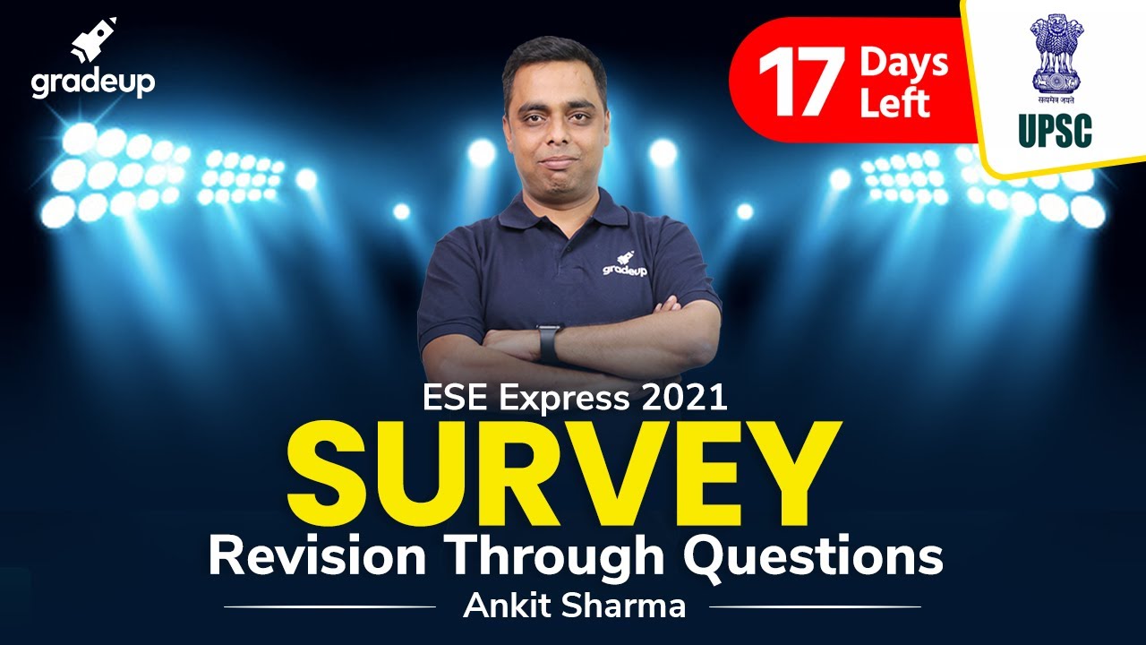 ESE 2021 Prelims | Civil Engg. | SURVEY Revision Through Questions | By Ankit Sir