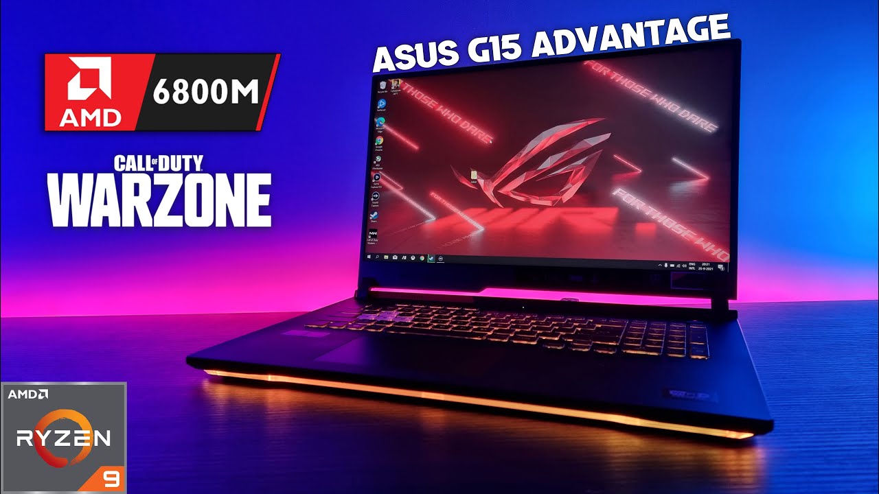 ASUS G15/G17 | 6800M + Ryzen 9 5900hx | Live Gaming | WARZONE | 1080p | 1440p | Benchmark