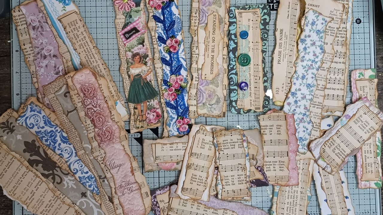Fun #FaffingWithScrapsInFebruary Page Edges