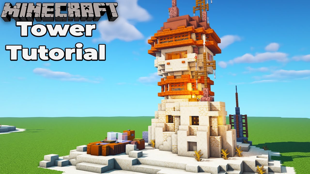 Minecraft 1.15 STAR WARS: руководство по созданию базы-башни в пустыне для начинающих